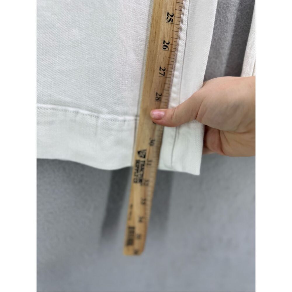 Anthropologie x Pilcro and the Letterpress High-Rise Bootcut Jeans White Size 32 - Picture 11 of 12